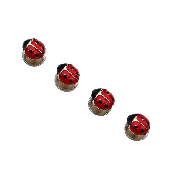 Ladybug Tuxedo Shirt Studs - Picture 2 of 3